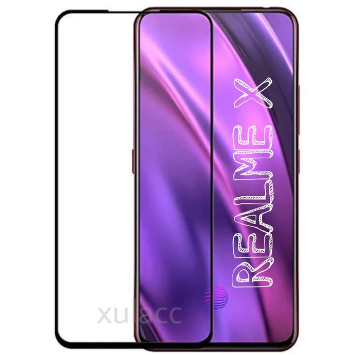 REALME X XT TEMPERED GLASS FULL COVER 6D 9D 11D SCREEN GUARD