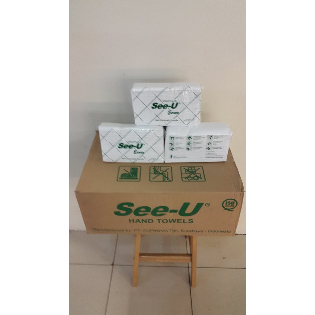 Tissue Hand Towels Multifold See U   1 dus 20 pak  Murah