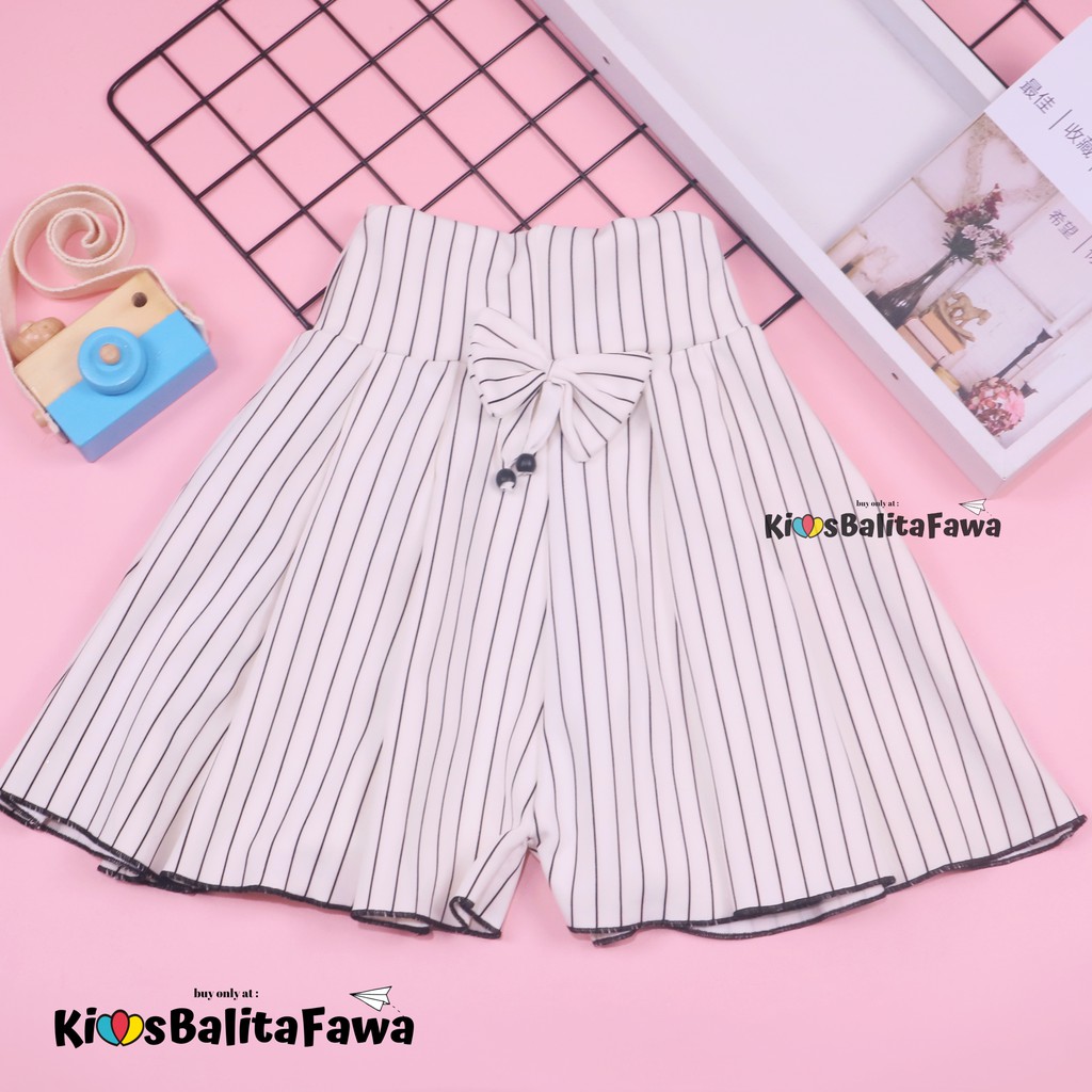 Rok Celana Motif Uk 4-5 Tahun / Bawahan Anak Perempuan Murah Motif Batik Salur Bunga Abstrak