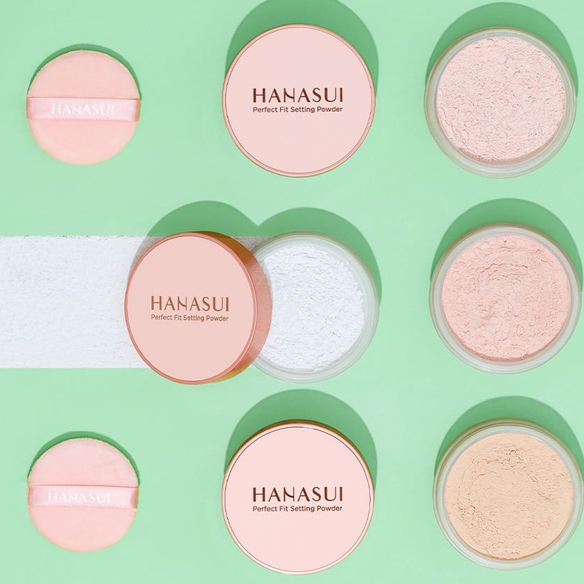 ✦SINAR✦ Hanasui Perfect Fit Setting Powder | Bedak Tabur | Finishing Powder