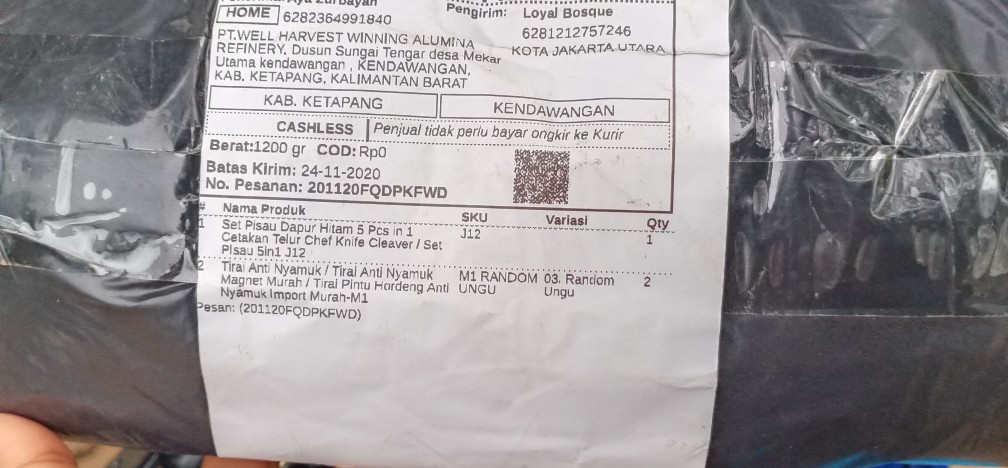 Set Pisau Dapur Hitam 5 Pcs In 1 Cetakan Telur Chef Knife Cleaver / Set Pisau 5in1 J12