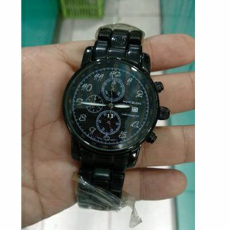 jam tangan montblanc jam tangan pria jam quartz jam chronograph jam sporty pria