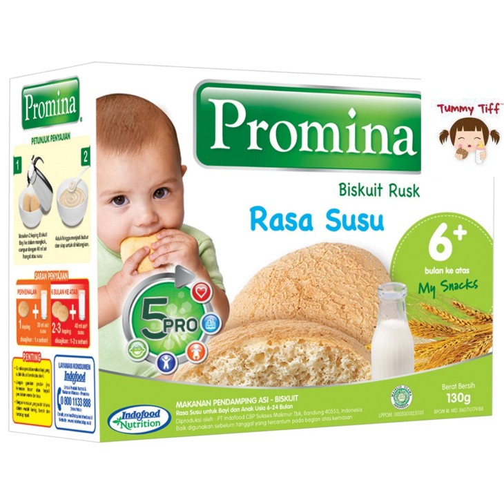 Promina Biskuit Baby RUSK 130 gr / biskuit mpasi