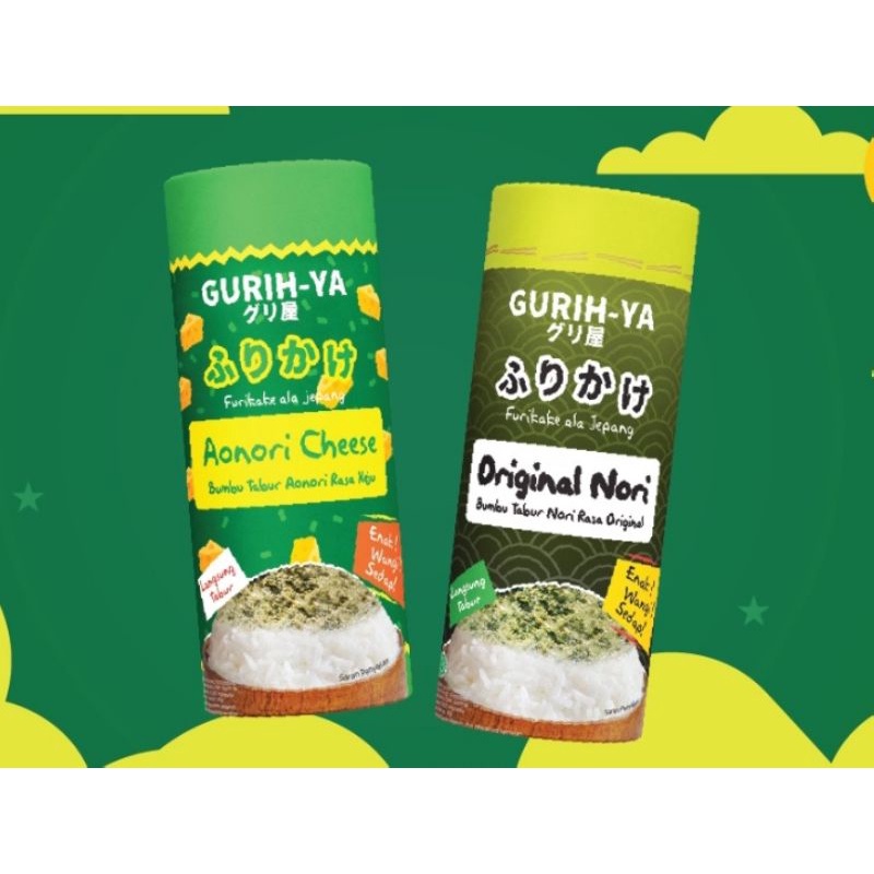 

Gurih Ya botol 45gr Seasoning Seaweed Nori Original Aonori Cheese GurihYa