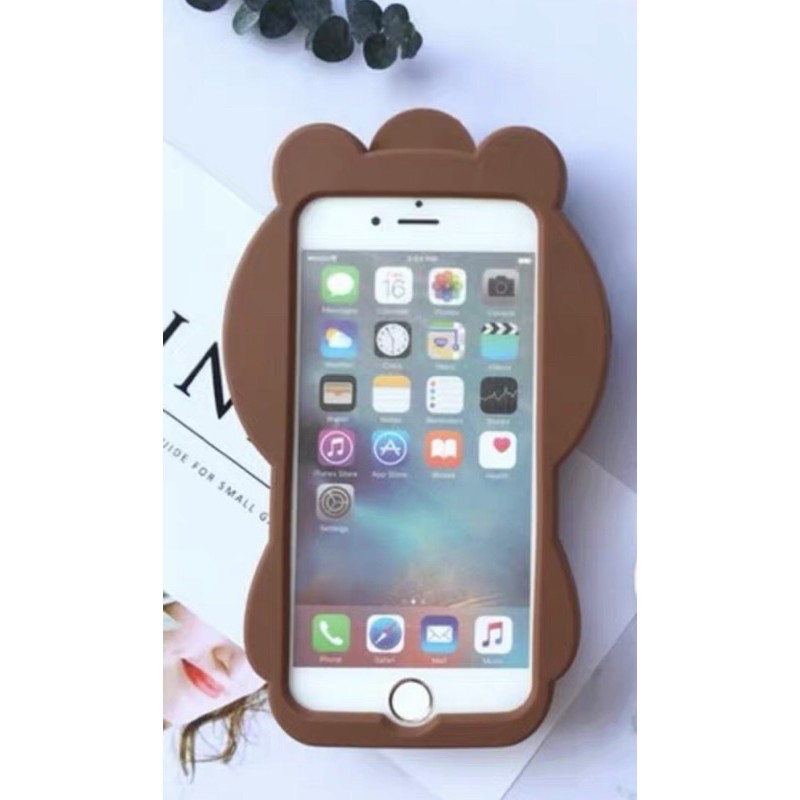 Silikon 3D Silicon  Strip For IPHONE 6+ softcase boneka karakter lucu