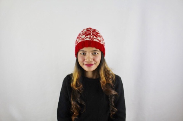 Topi Kupluk Rajut Wool Hat Beanie Snow Pom Pom