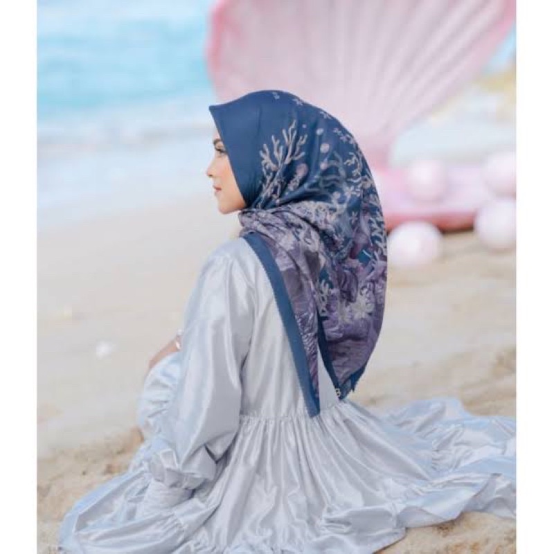 Disney x buttonscarves the little mermaid deep ocean voal scarf