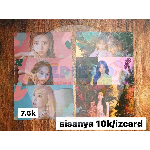 IZ*ONE IZONE POSTCARDS PHOTOCARDS BLOOMIZ (2)