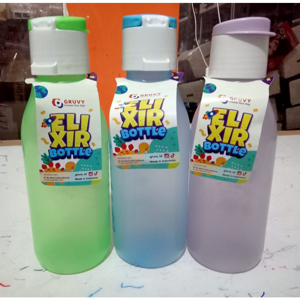 [ASLI] [BIGGY] * NCC * Botol Minum My Bottle Merek Biggy - Bahan Plastik Lunak - BPA FREE