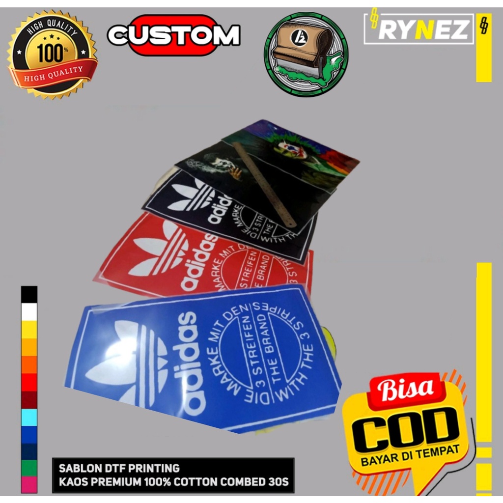 Alexrichardo Sablon Setrika DTF Custom Meteran