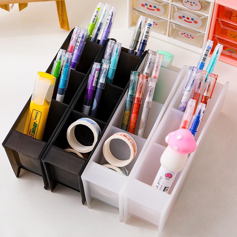 ☛TK☚ R508 Holder pen rak pensil 4 tingkat multifungsi 20.5 x 5.9 x 9.25CM