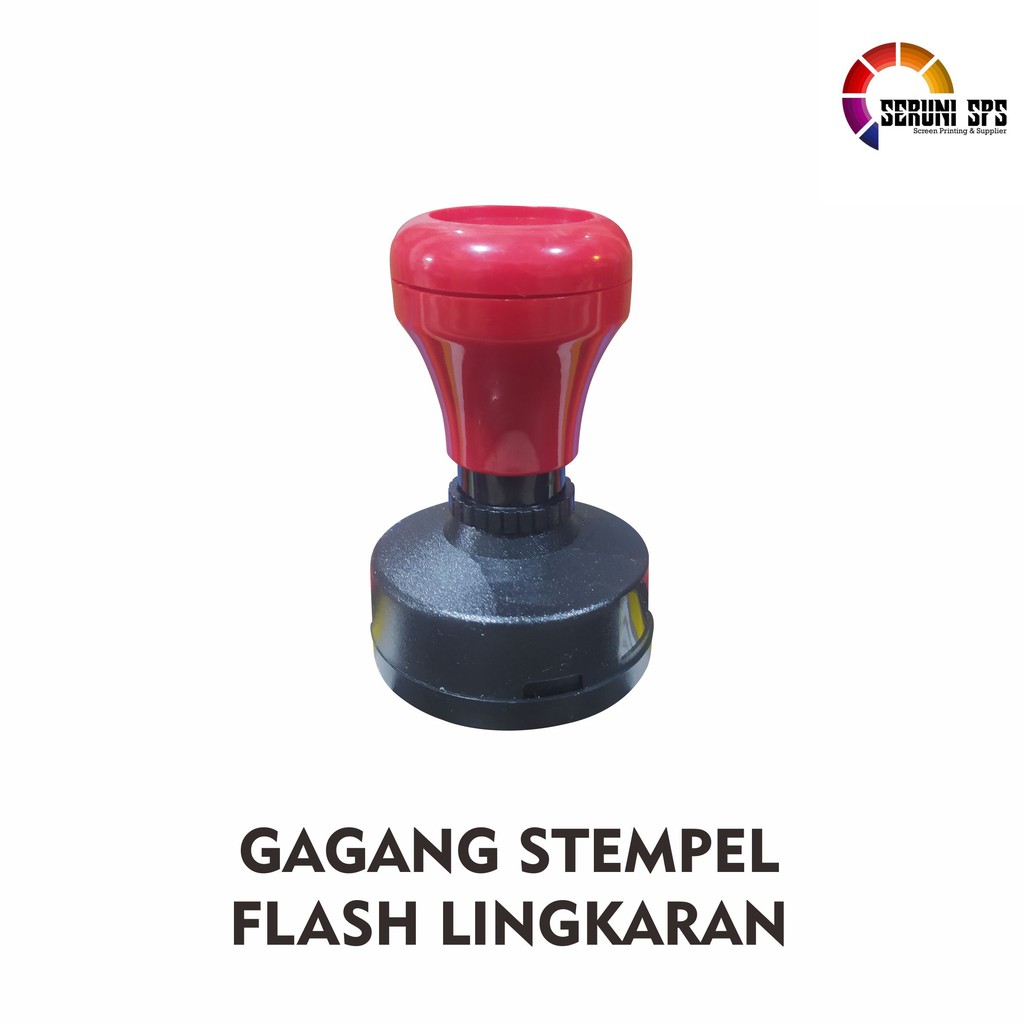 GAGANG STEMPEL FLASH / FLASH STAMP ( LINGKARAN / BULAT )