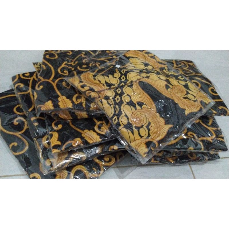 Outer Batik panjang resleting depan alika standar dan jumbo