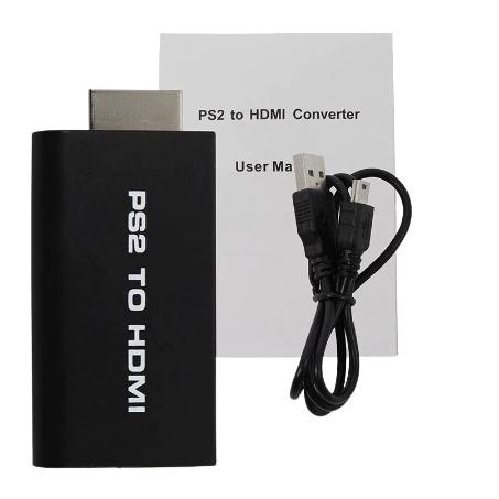 Terbaru.. Converter Konverter PS2 PS 2 PS3 PS 3 To Hdmi 3.5mm Port