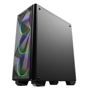 PC Case Gaming XigmaTek include 4 Fan RGB Beast - Casing Komputer