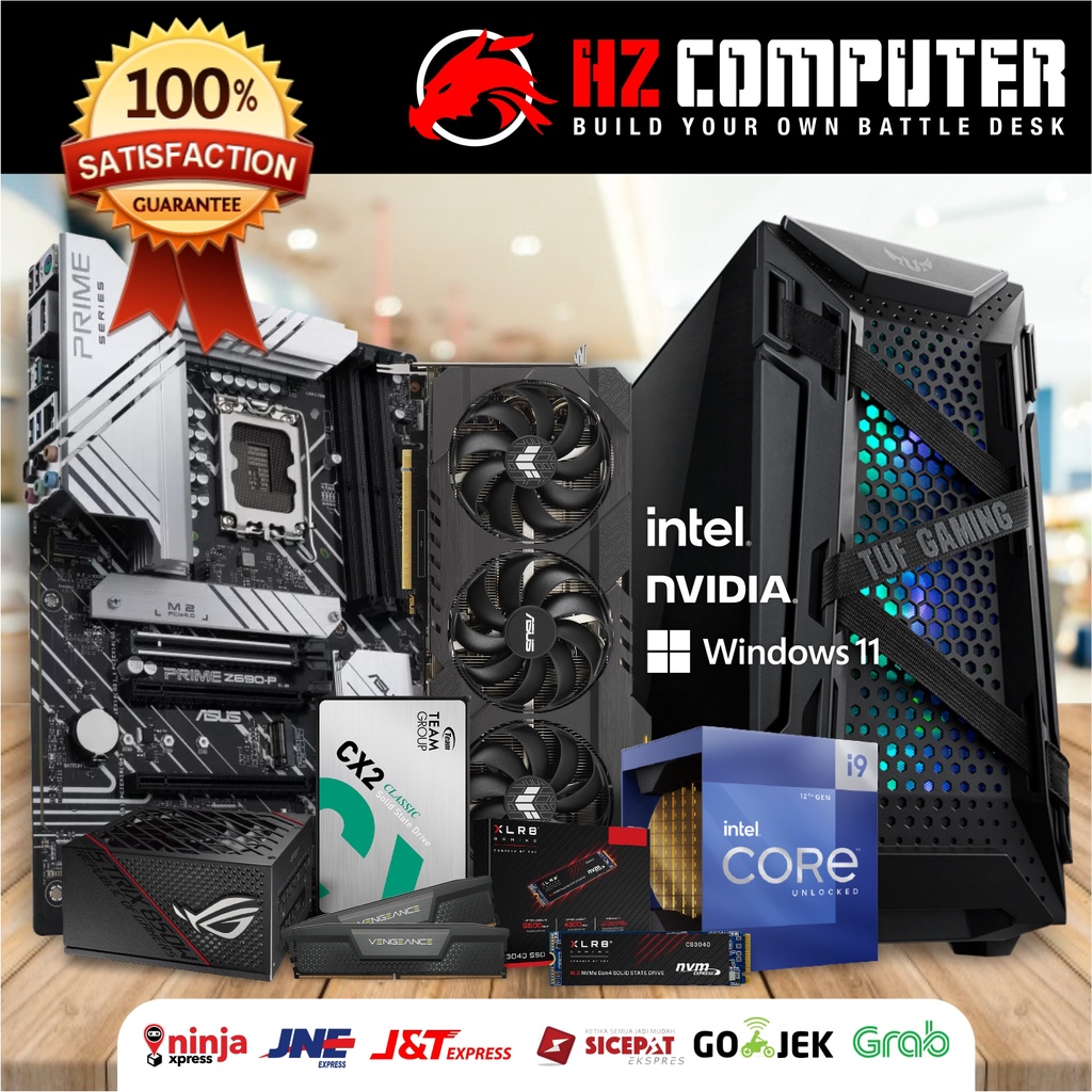 PC ASUS TUF GAMING - Intel Core i9 12900K - RTX 3090 24GB - RAM 64GB