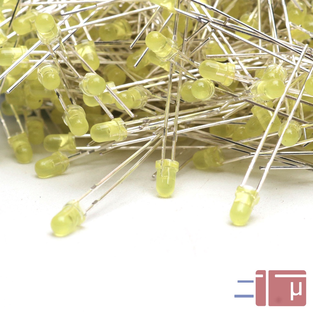 x10 Led 3mm Kuning Diffused Untuk Indikator