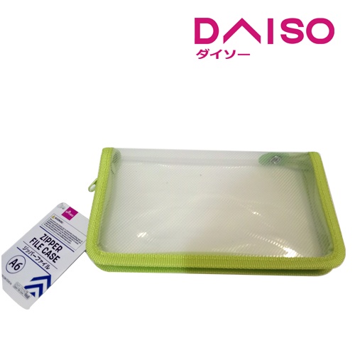 

Daiso A6 Zipper file