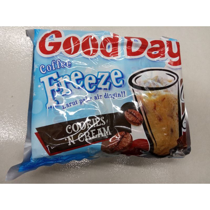 

good day coffee freeze cookies n cream 10s 30g perbox