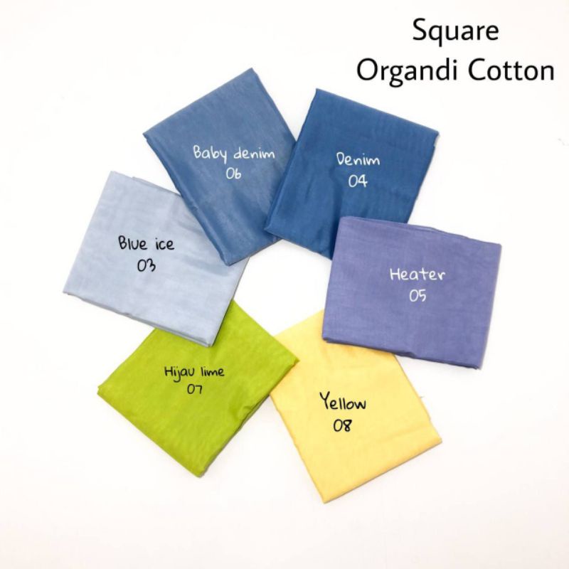 Square Organdi Cotton ALISHA