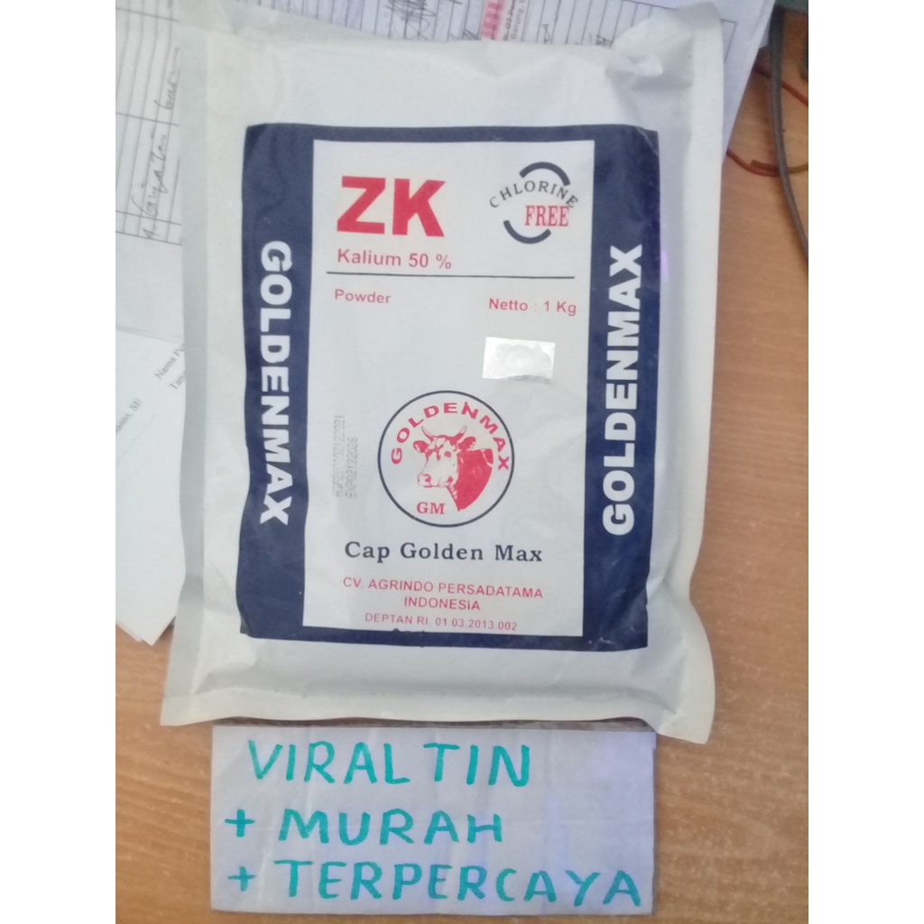 pupuk kalium 50 % ZK isi 1 kg