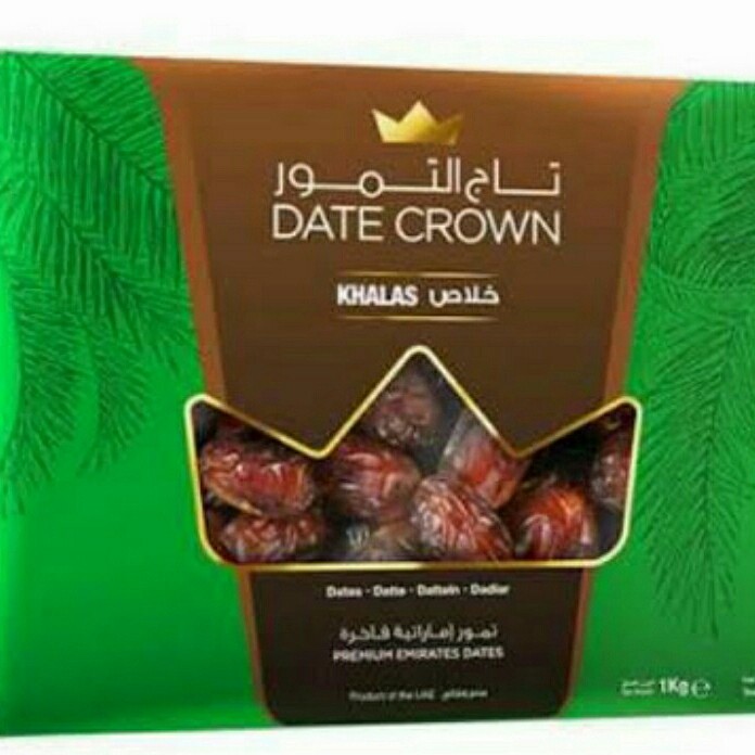 

KUALITAS TERBAIK - KURMA DATE CROWN KHALAS 1KG EXPD TERBARU 2022