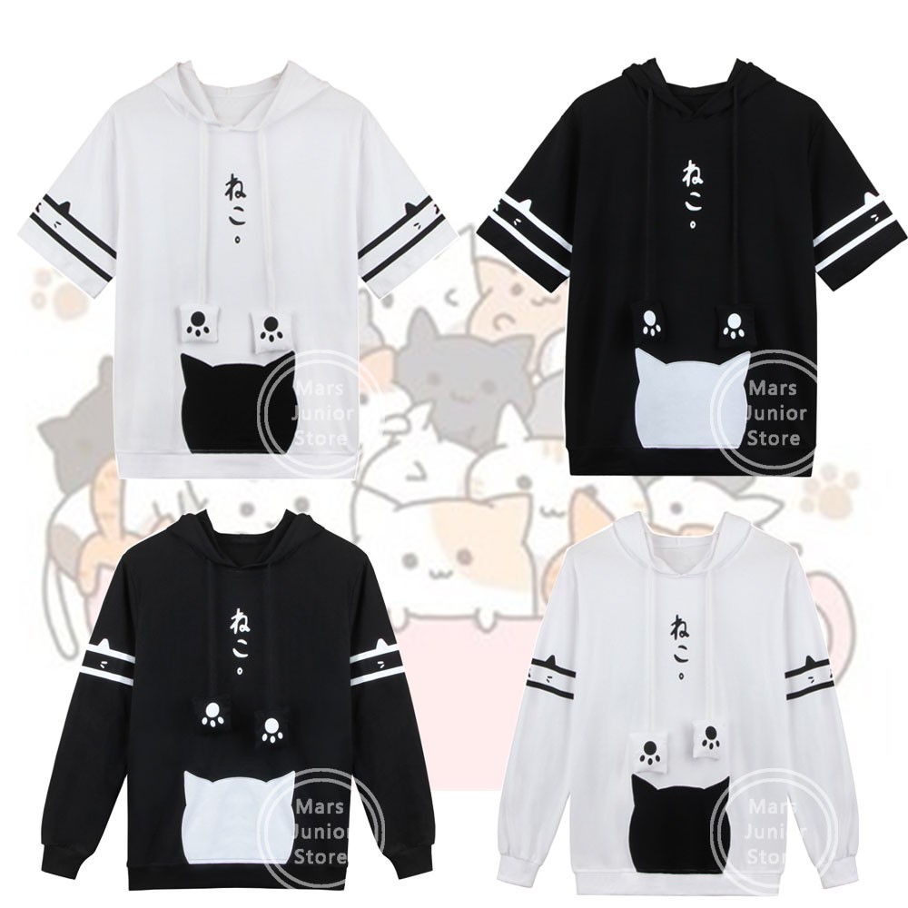 girls short sleeve hoodie