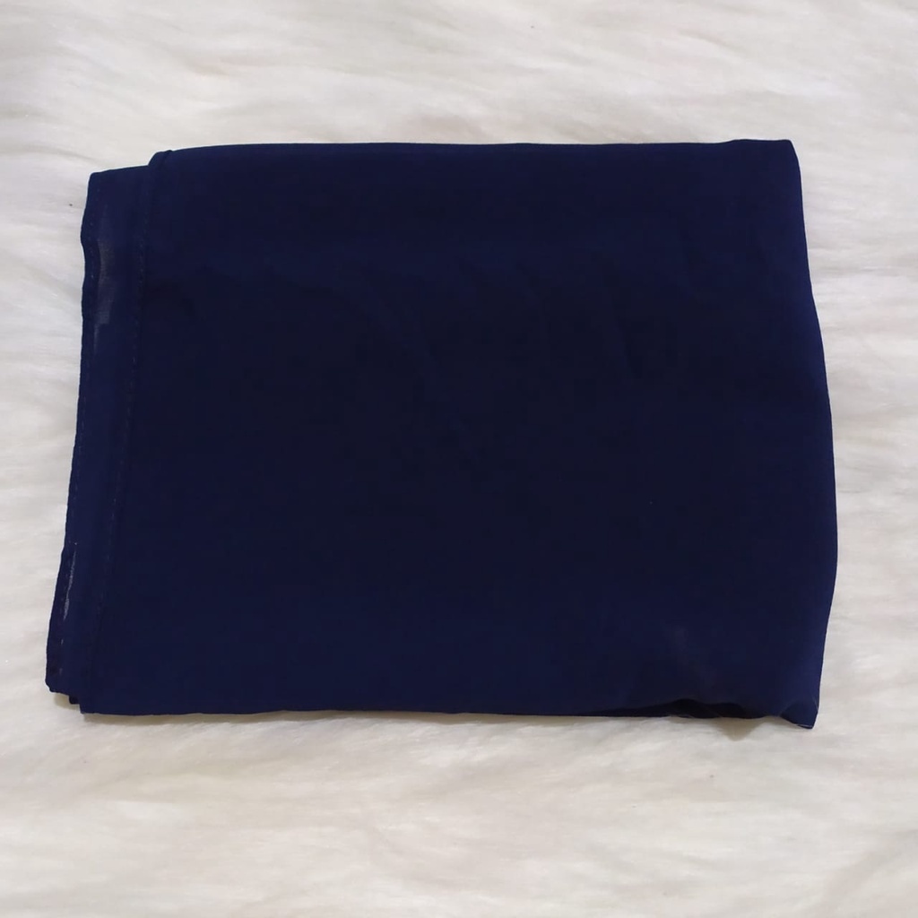 Bisa Cod Pasmina diamond 170x70cm / pashmina sabyan /pashmina diamond premium-Navy