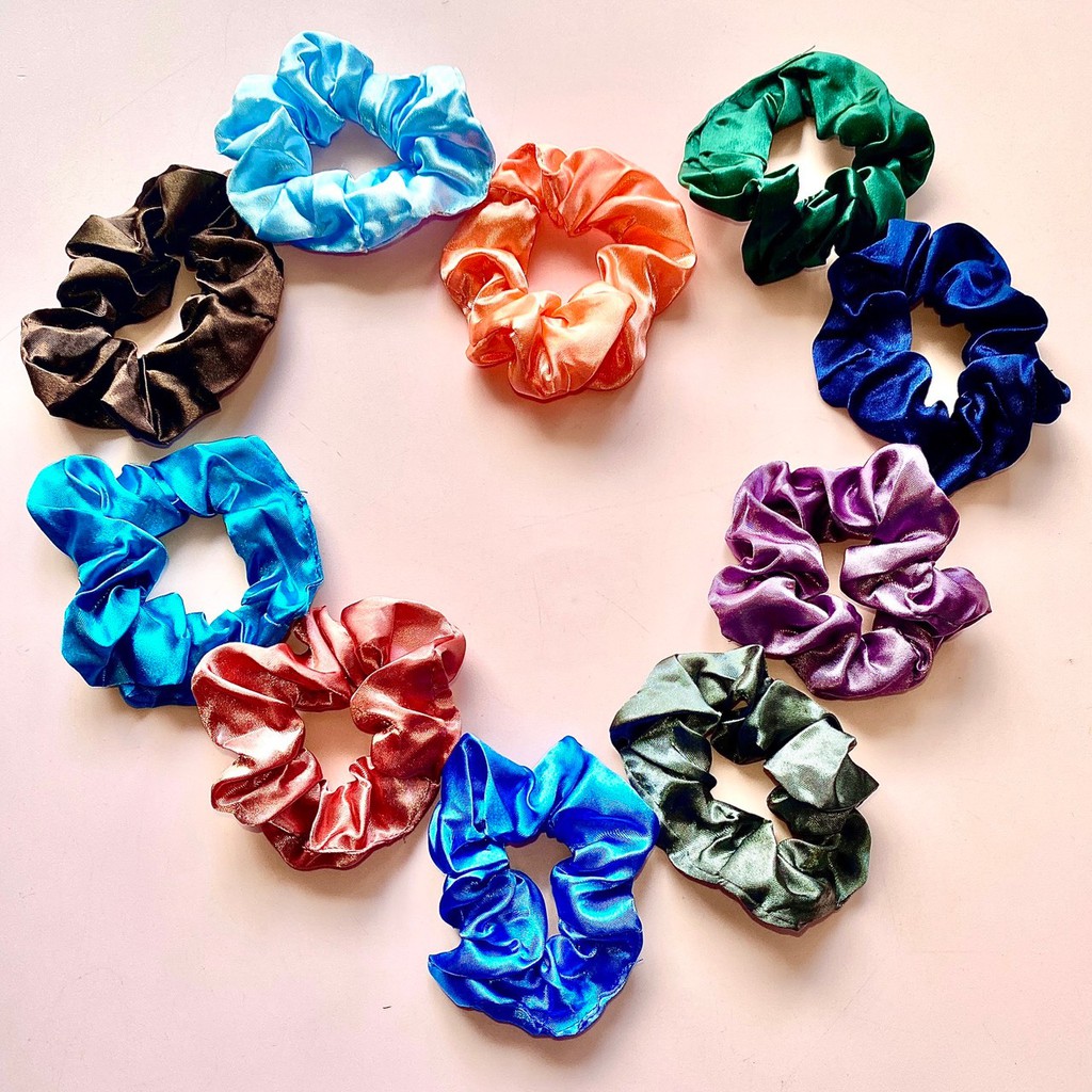 ✅COD Scrunchie , Scrunchies, Cepol, Cemol, Ikat Rambut, Kunciran Rambut, Cepol Hijab