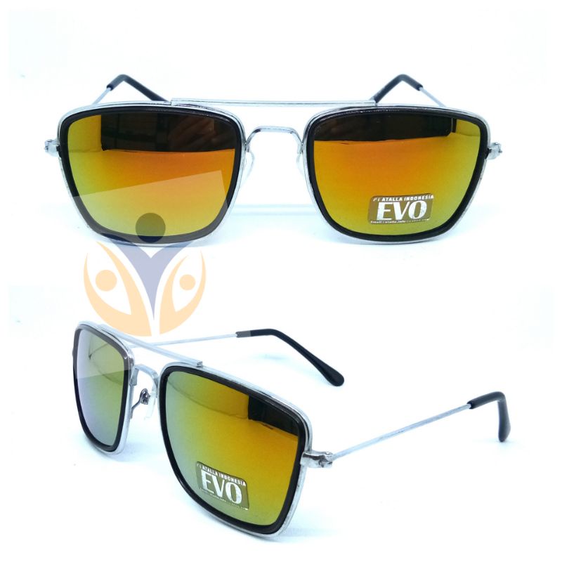 kacamata hitam fashion model tony stark uv protection