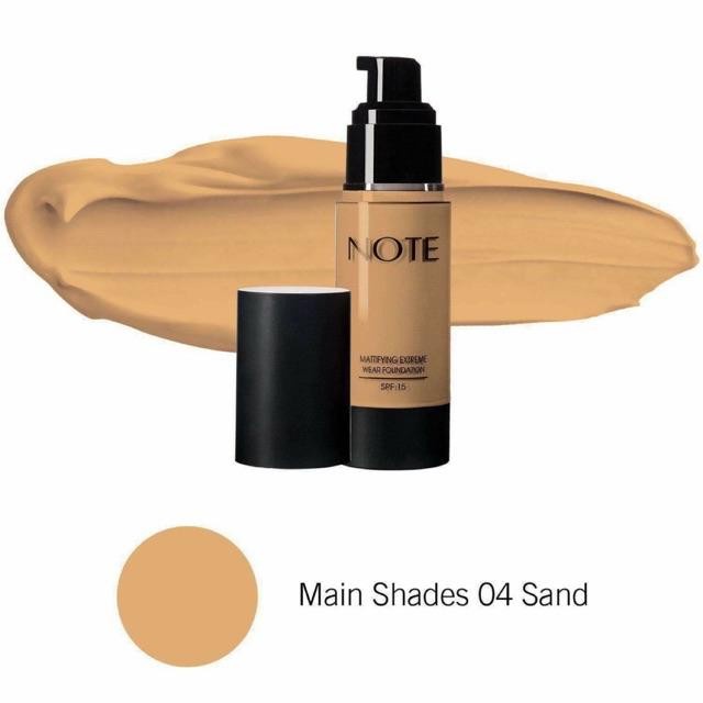 NOTE COSMETICS MATTIFYING EXTREME WEAR FOUNDATION | Natural Beige Sand - Sand