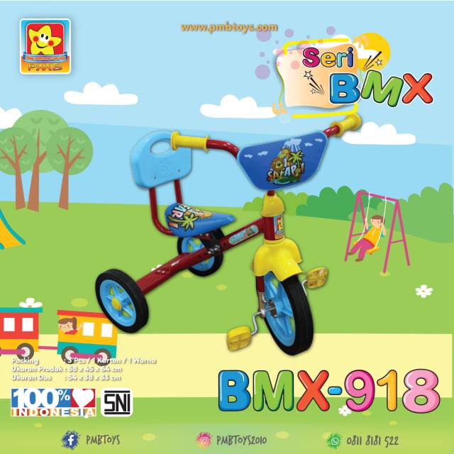 Sepeda Anak Tricycle Tiga Roda PMB BMX-918