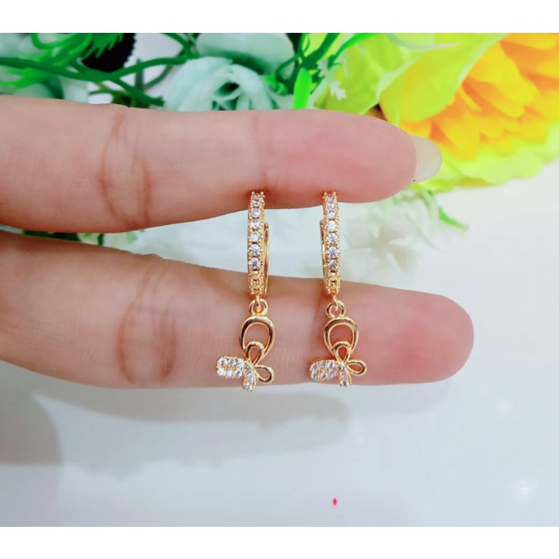 ANTING JEPIT FULL PERMATA DENGAN LIONTIN 003Q