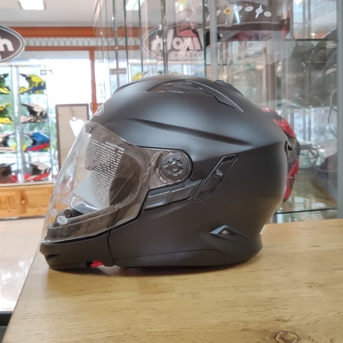 Zeus ZS613C Black Matt Modular Helmet