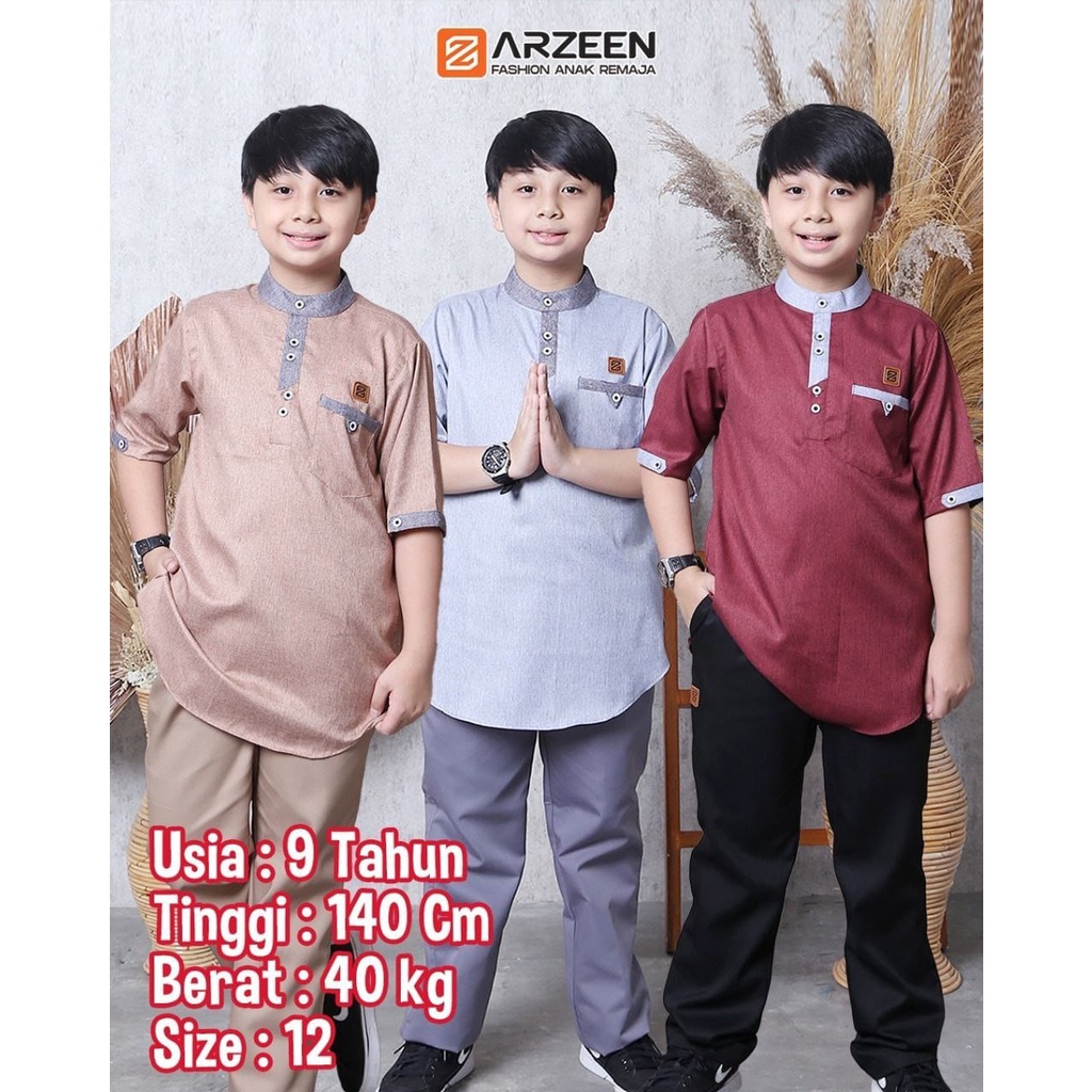 Set koko kurta arzeen anak / koko anak cowok / kurta junior / kurta boys /setelan koko