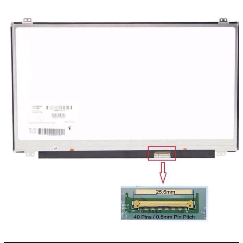 LCD LED Asus X550 X550C X550CA X550CC X550DP X550ZE 15.6 Inch Slim 40 pin free paking kayu