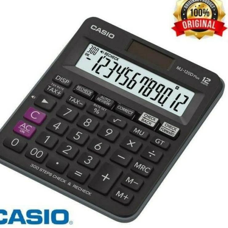 

Update - KALKULATOR CHECK & CORRECT CASIO MJ120D PLUS / Calculator Cek Ulang 한