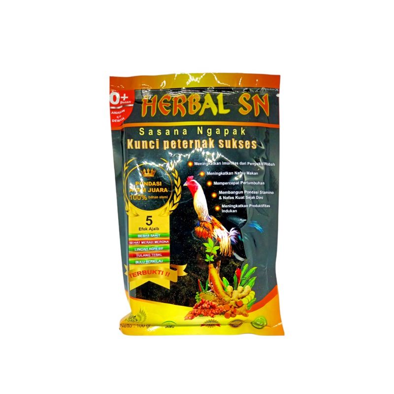 Herbal sn jamu khusus ayam aduan jamu herbal 35gram