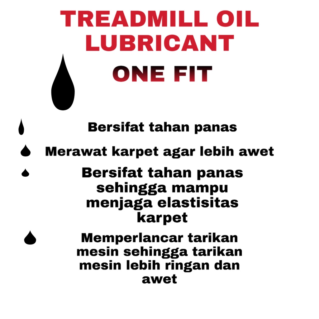 Silicone oil 500ml oli silikon treadmill oil