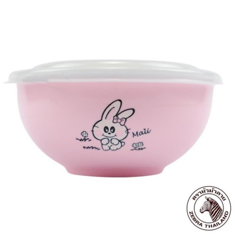 Mangkuk + Sendok Stainless Steel ZEBRA 250 ml Kiddy Bowl 184202