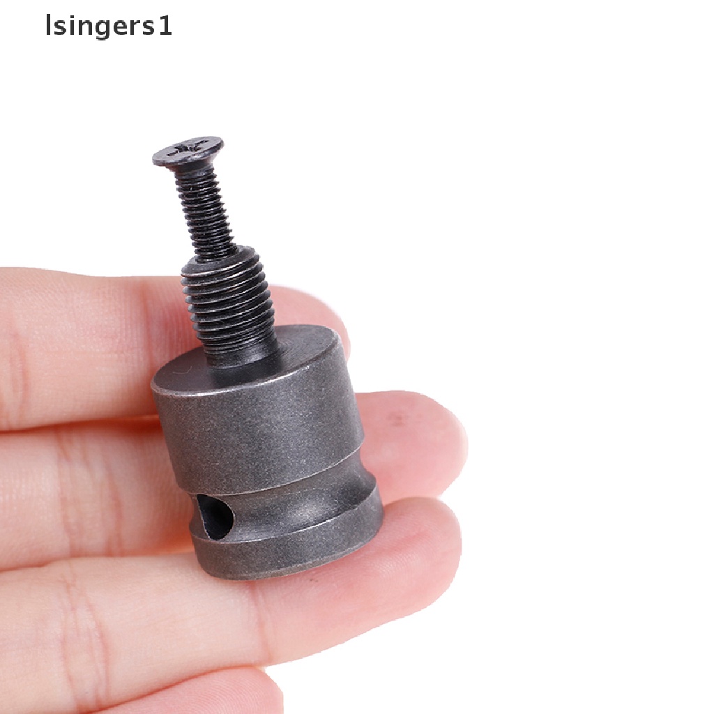 (lsingers1) Adaptor Konverter Kunci Pas 3 / 8-24UNF keyless 3 / 8 &quot;Dengan Sekrup