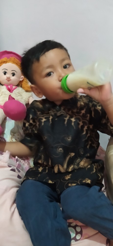 Kemeja Batik Anak Laki-laki Lengan Panjang Usia 2-10 Tahun Batik Premium