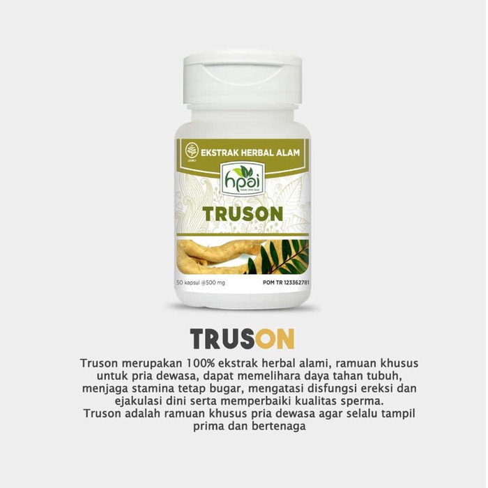 Truson HNI HPAI Obat Stamina Pria Dewasa Ejakulasi Dini Vitalitas Dan Kesuburan Pria-3