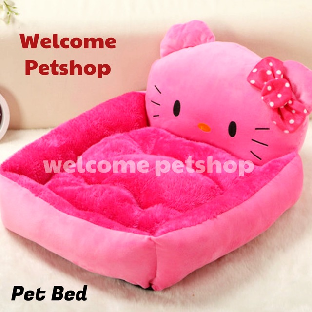 Kasur Hewan Peliharaan Motif Hello Kitty / Anjing / Kucing (Pet Bed)