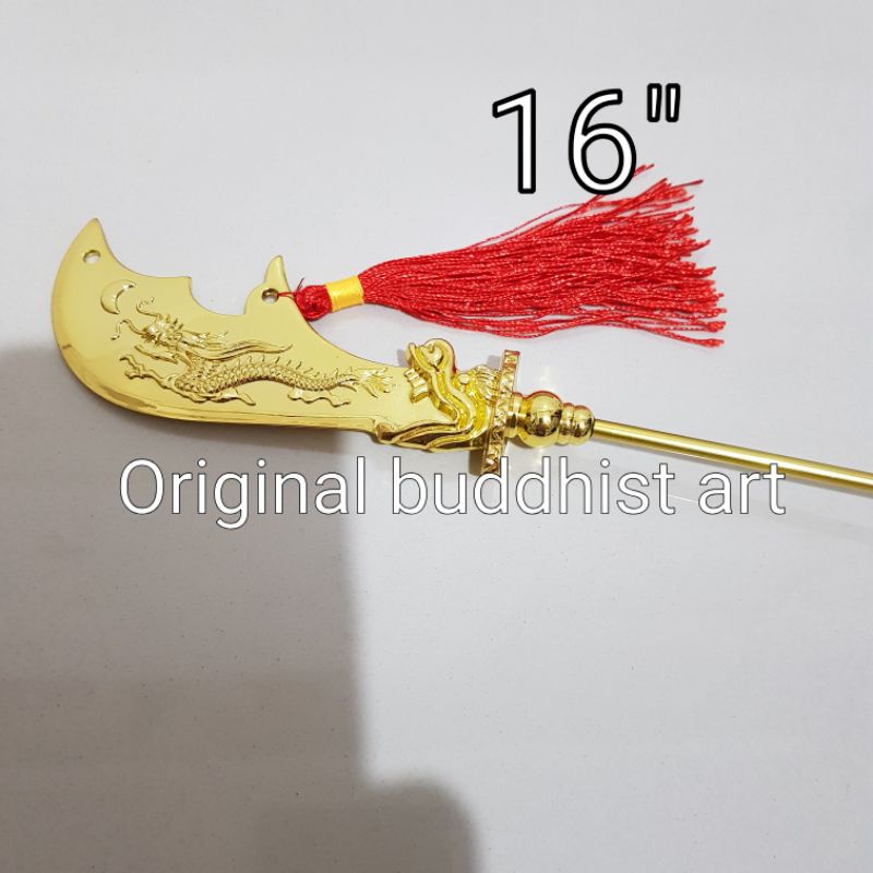 pajangan golok kwan kong 16 inch