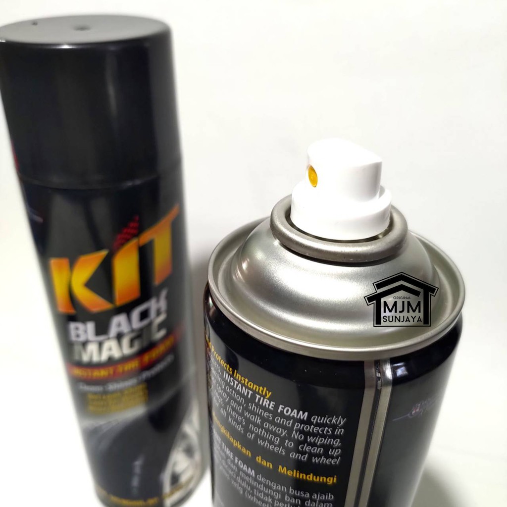 KIT Black Magic Tire Foam 450mL Spray Semprot Semir Ban Mobil