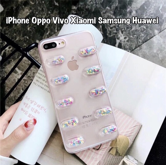 Glitter Case iPhone Oppo Vivo Xiaomi Samsung Huawei A5s F11 pro V15 A30 F9 A50 A70 A80 Y17 Real me 3