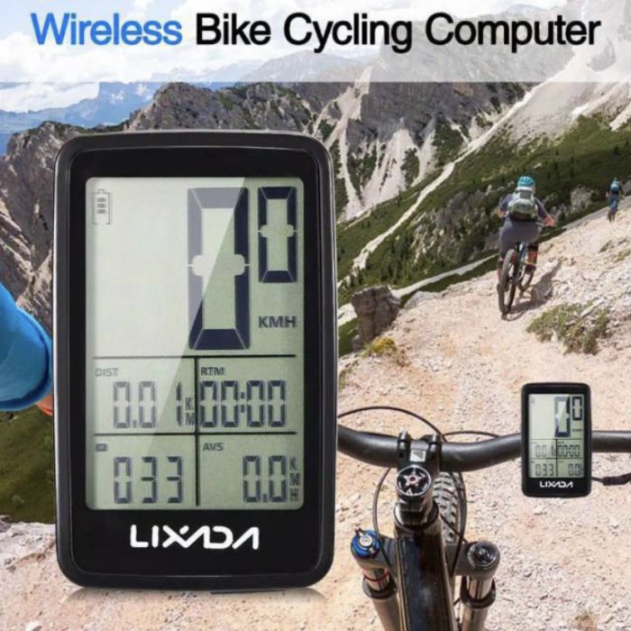 Spedo meter Sepeda LIXADA USB Wireless Bicycle Computer Odometer