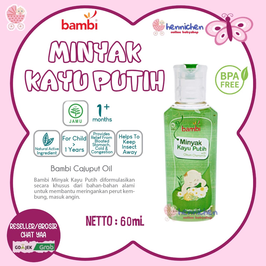 Bambi Baby Minyak Kayu Putih 60ml