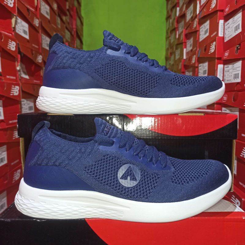 Airwalk Jirvin  Men's Original Sneakers Shoes Navy Sepatu Pria